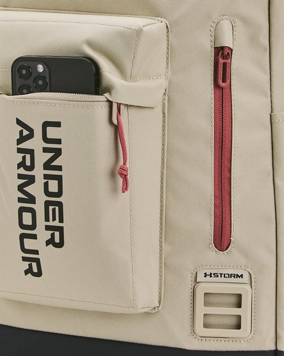 Unisex UA Halftime Backpack, Brown, pdpMainDesktop image number 2